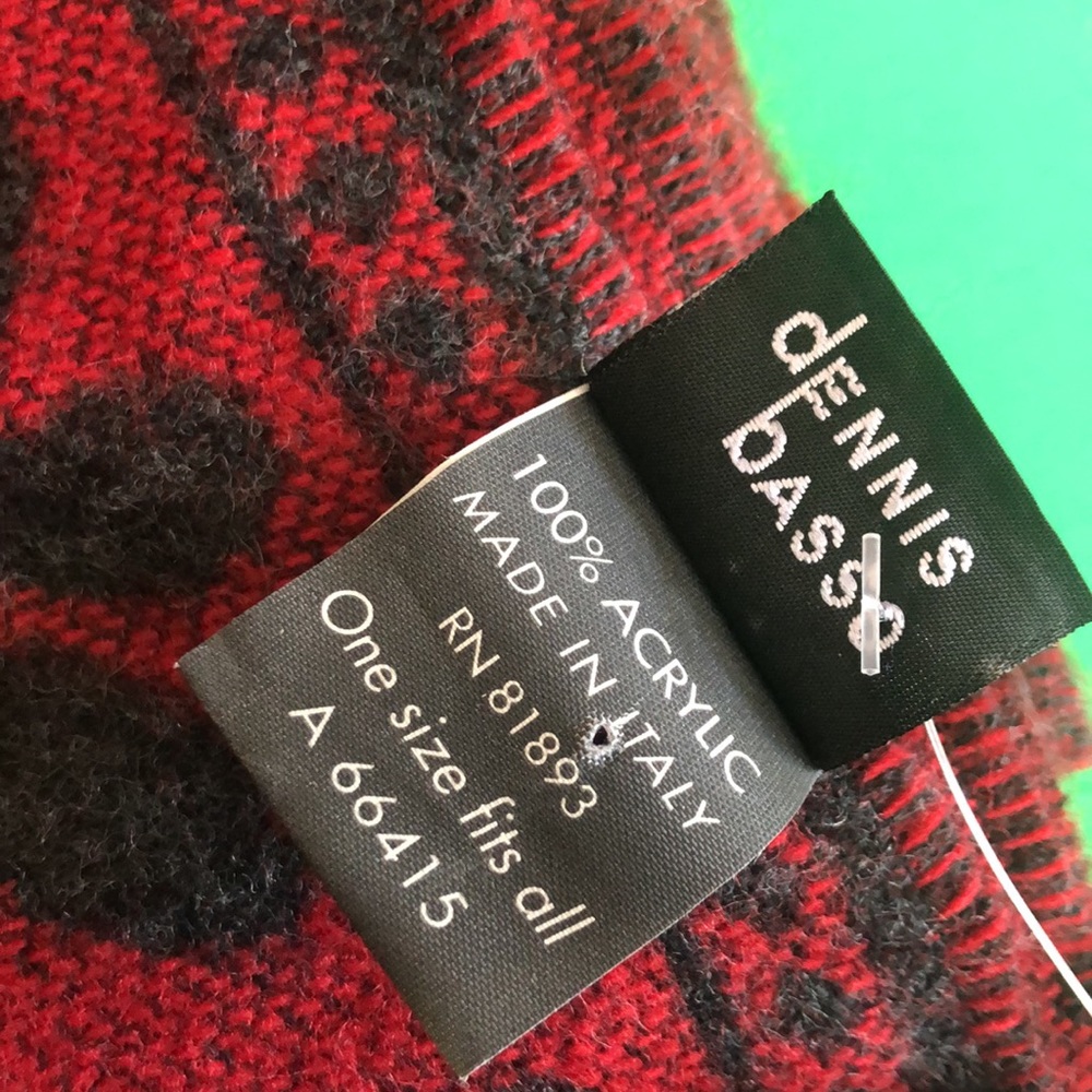 Dennis Basso Rectangular Fringe Scalf Wrap - image 3